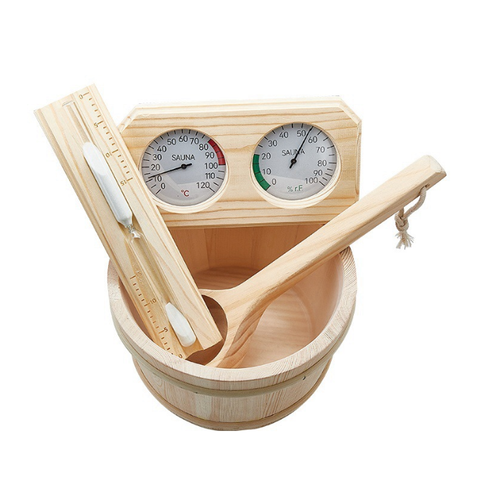 Wood Sauna Set